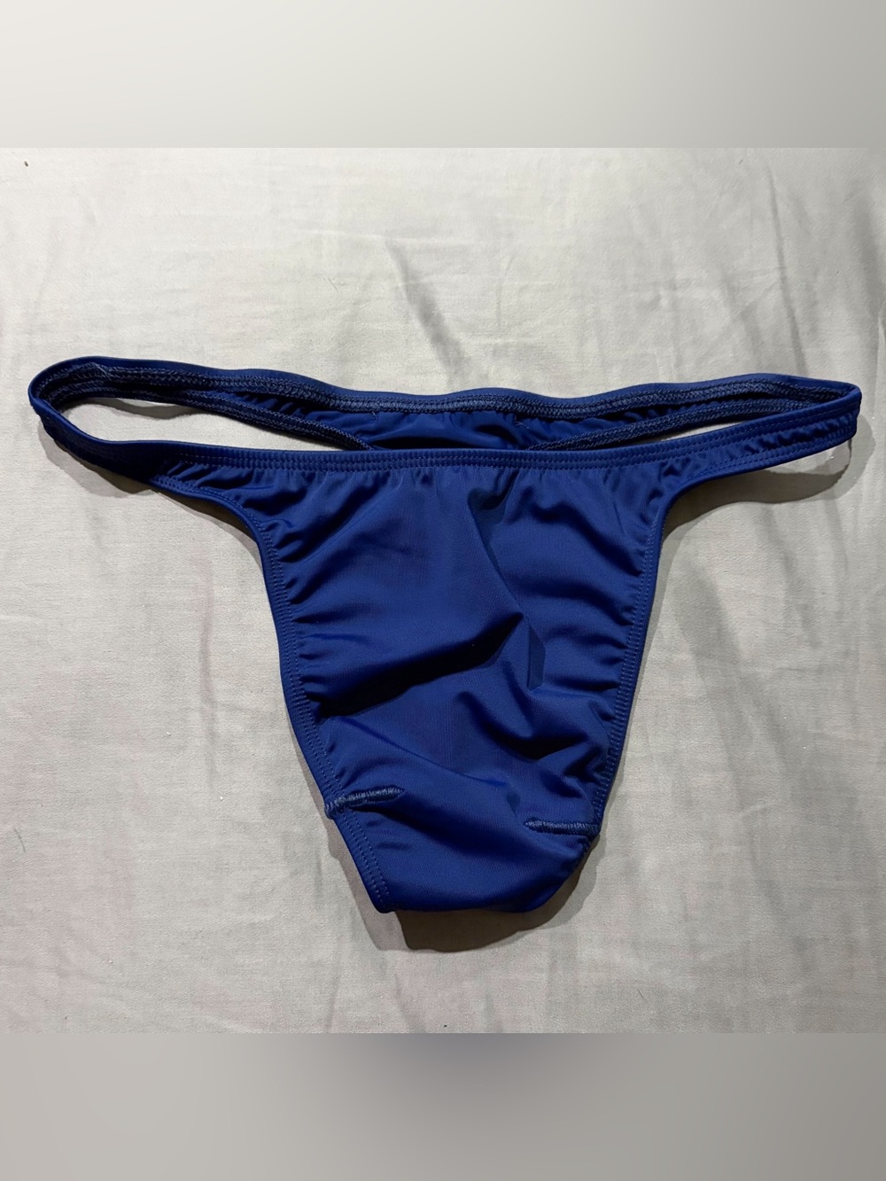size medium Sammy Menswear Swimwear G-string Swim Thong Navy Bikini Brief Beach
